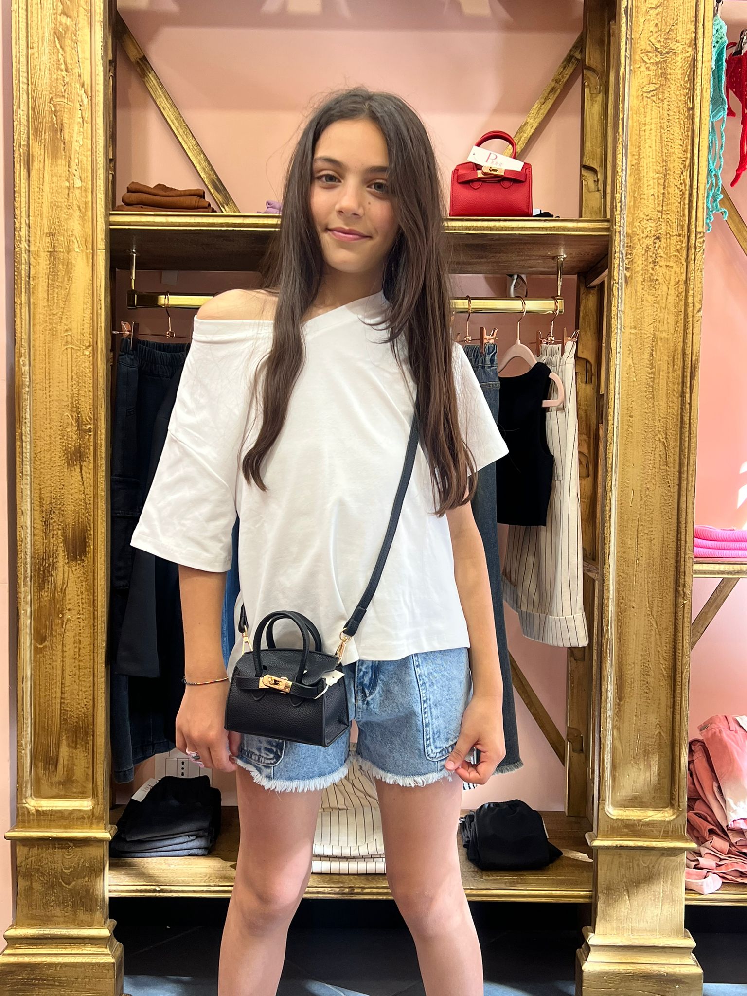 T-shirt bianca oversize