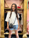 T-shirt bianca oversize